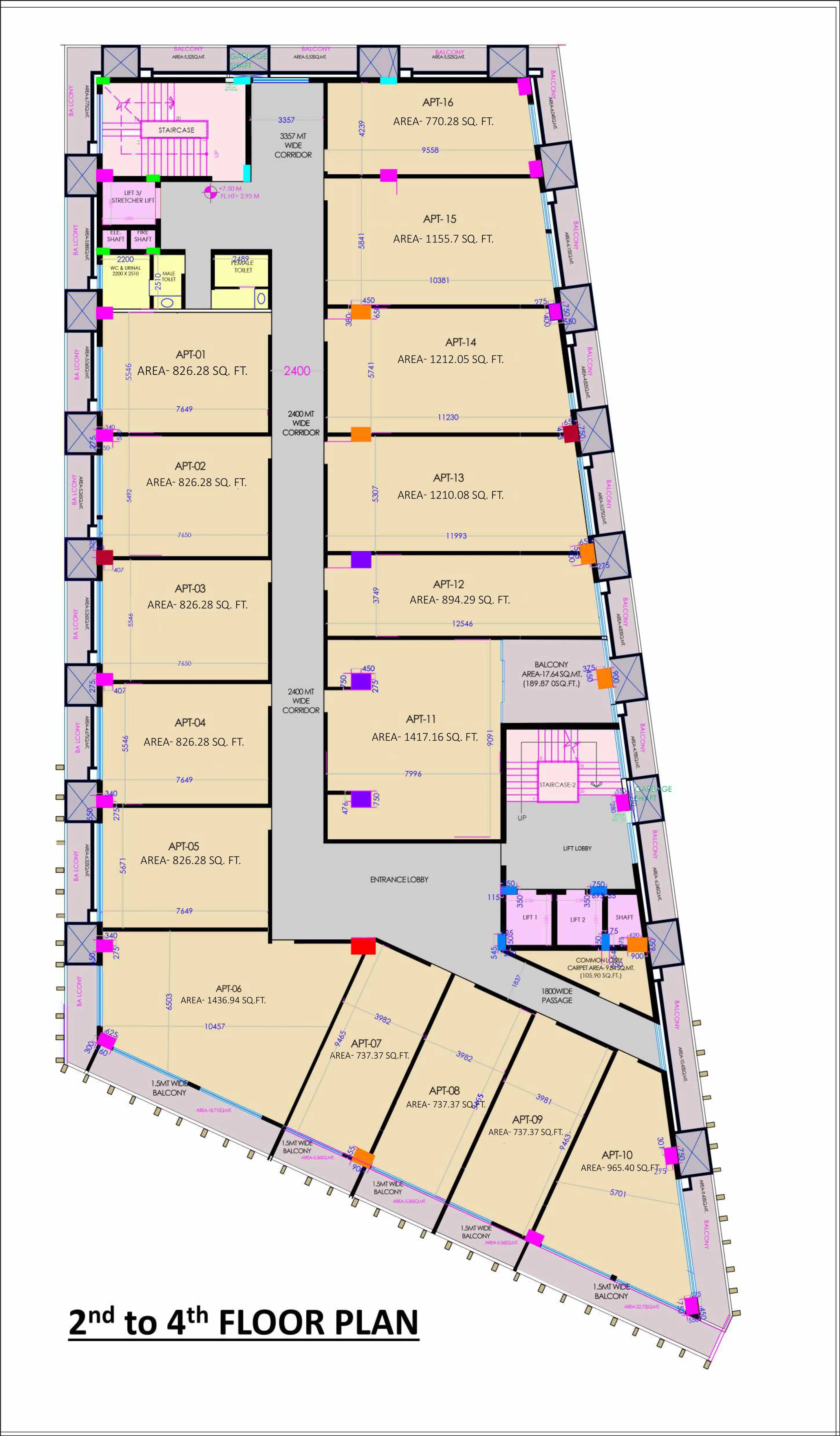 Infinity Heights Floor Plan