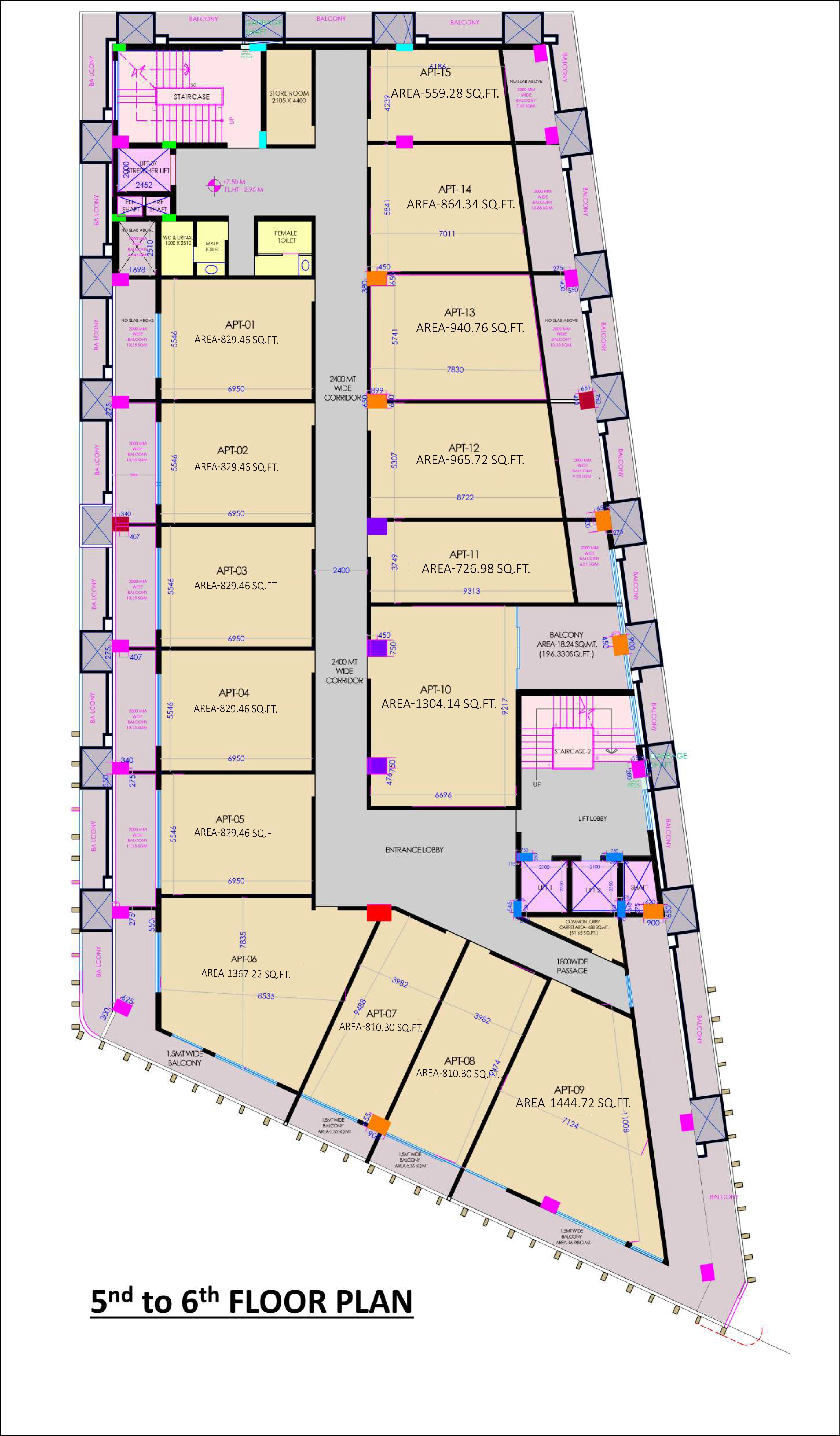 Infinity Heights Floor Plan